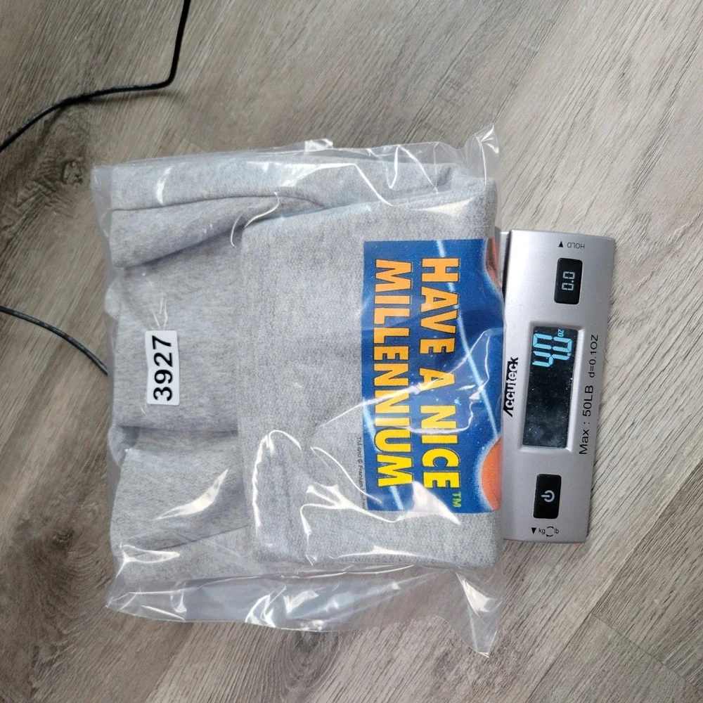 Smiley Sweatshirt‎ Kids 18M Gray Vintage Have a Nice Millennium Space Graphic